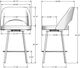 Amisco Customizable Scarlett Swivel Counter Stool-2