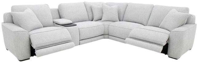 Liberty Furniture Blake 6-Piece Estero Smoke Power Reclining Sectional Sofa Set-1