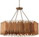 Currey & Company Teahouse Khaki Chandelier-5