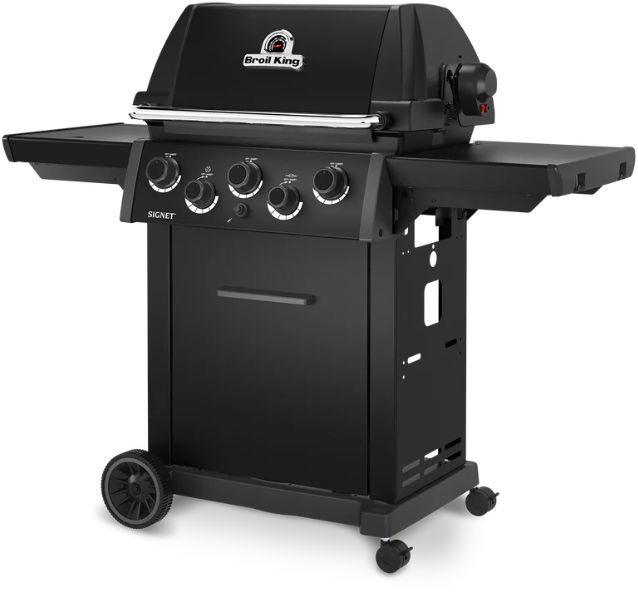 Broil King® Signet™ 390 Shadow 5-Burner Black Freestanding Natural Gas Grill-3