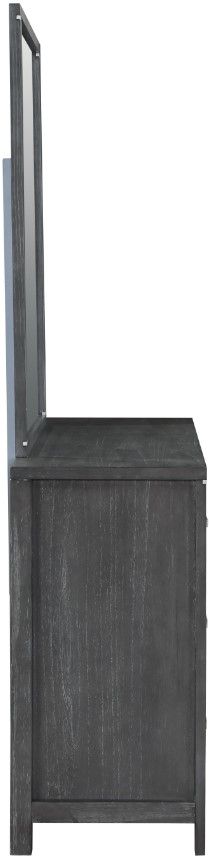 New Classic® Home Furnishings Odessa Charcoal Dresser and Mirror Set-4