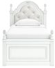 Signature Design by Ashley® Maylilly White Youth Twin Storage Panel Bed-1