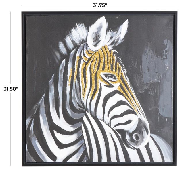 Deco Marche Zebra Wall Art-3