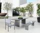CabanaCoast® Customizable Muse Aluminum 48" Outdoor Bench-4
