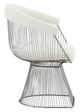 VIG Furniture Modrest Chandler Silver/White Dining Chair-3