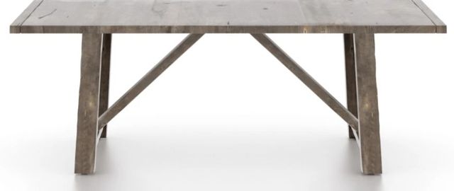 Canadel Customizable Champlain Shadow Washed Rectangular HM Base Dining Table-1