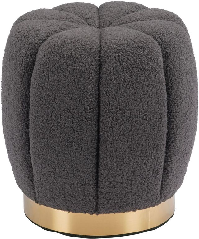 Zuo® Modern Napa Dark Gray Ottoman-3