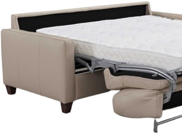 Leather Italia™ Savino Millbrook Taupe Queen Sleeper Sofa-1