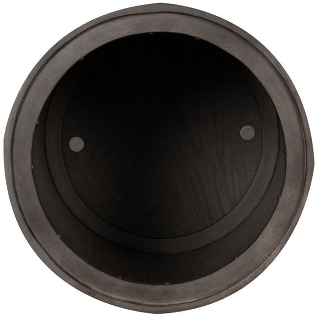 Liberty Furniture Modern Farmhouse Dusty Charcoal Drum End Table-3