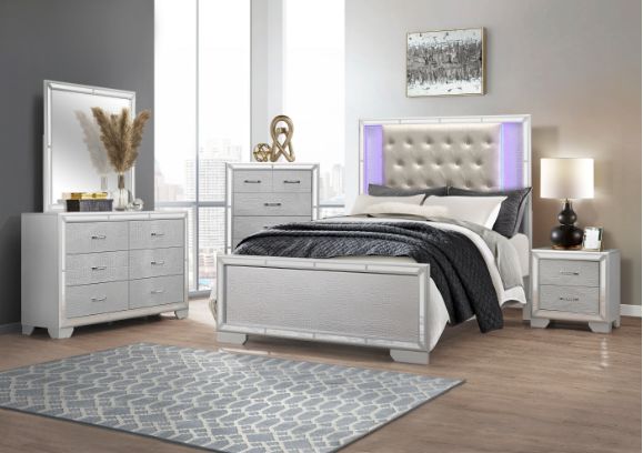 Mazin Furniture Aveline Silver Mirror-2