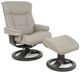 Fjords® Customizable Bergen R Classic Comfort Small Manual Reclining Chair with Footstool-3