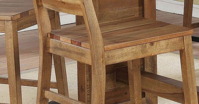Coaster® Tucson Set of 2 Rustic Varied Natural Bar Stools-2