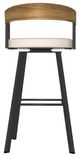 Amisco Customizable Carmela Swivel Bar Stool-3