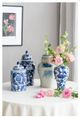 A & B Home Pink Fabric Peony Stem-5
