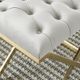 Inspire™ Rada Ivory/Brushed Gold Bench-2