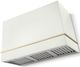 AGA Loge 48" White Wall Mounted Range Hood with Brushed Nickel Trim-0