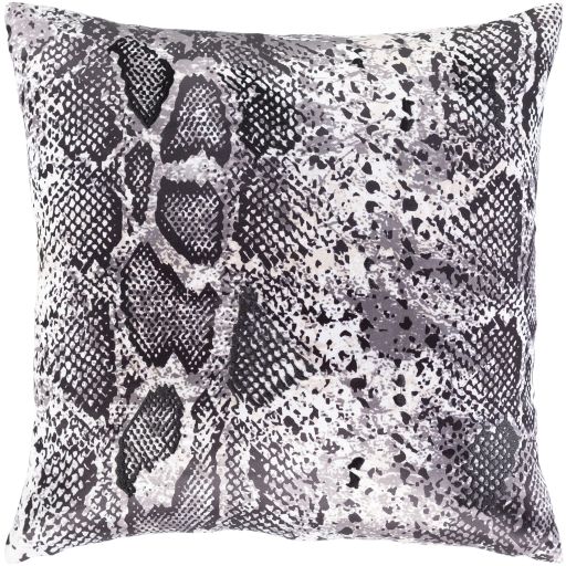 Surya Safari Gray 20"x20" Toss Pillow with Polyester Insert-0
