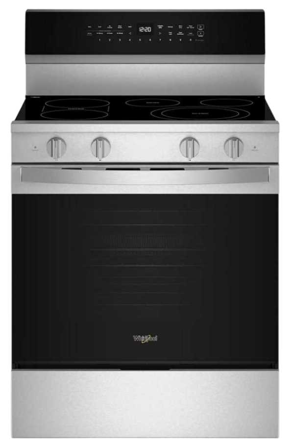 Whirlpool® 30" Fingerprint Resistant Stainless Steel Freestanding Electric Range