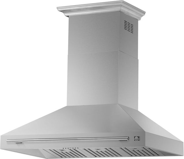 FORNO® Aria Series Alta Qualita 48" Stainless Steel Wall Mounted Range Hood  -1