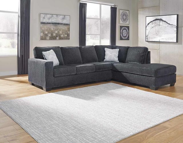 Signature Design by Ashley® Altari 2-Piece Slate Right-Arm Facing Chaise Sectional-4