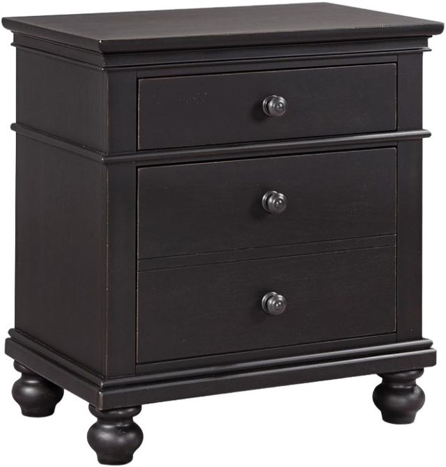 aspenhome® Oxford Black 2-Drawer Nightstand-0
