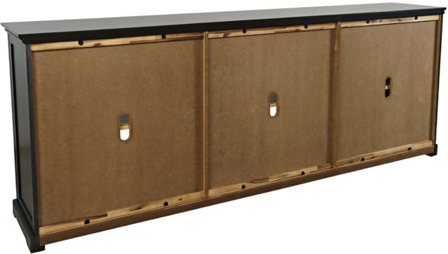 Jofran Inc. Archdale Black 6-Door Gothic Arch Accent Cabinet-4