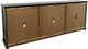 Jofran Inc. Archdale Black 6-Door Gothic Arch Accent Cabinet-4