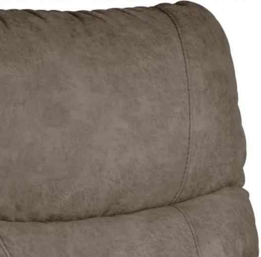 La-Z-Boy® Trouper Sable Power Rocking Recliner with Headrest and Lumbar-1