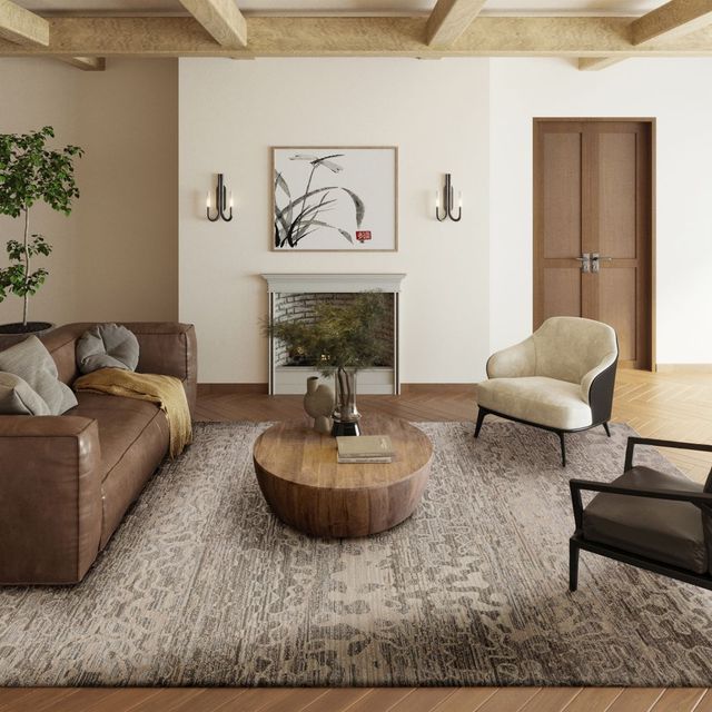 Dalyn™ Rug Company Denizi Silver 5'x8' Area Rug-4