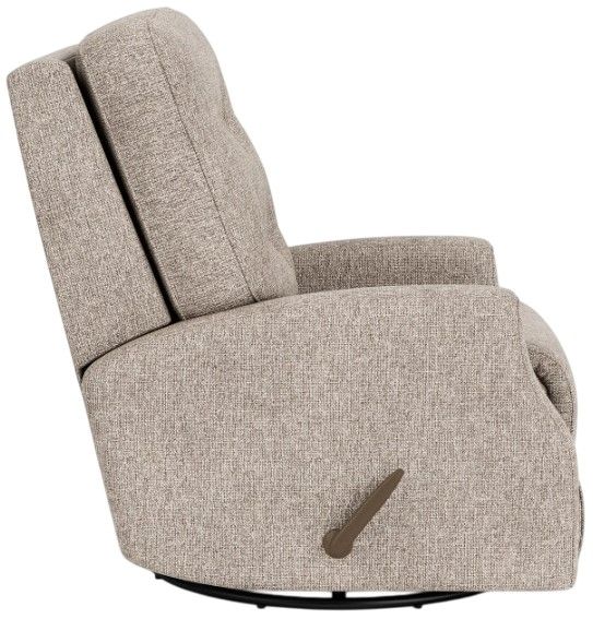 Flexsteel® Devon Silver Overcast Swivel Gliding Recliner-2