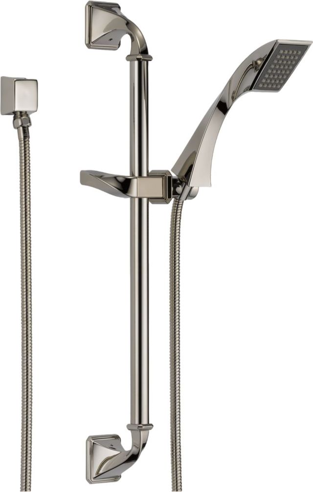 Brizo Virage® Brilliance® Polished Nickel Nickel Single-Function Slide Bar Hand Shower-0