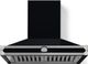 La Cornue CornuFé 90 AlberTine 36" Gloss Black Wall Mounted Chimney Hood-0