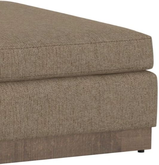 International Furniture Direct Georgia Brown Ottoman-2