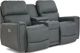 La-Z-Boy® Apollo Cream Power Reclining Loveseat with Console and Headrest-0
