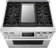 SKS 36" Stainless Steel Pro Style Dual Fuel Range-5