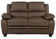 Mazin Furniture Darien Brown Loveseat-1