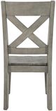 Jofran Inc. Outer Banks Driftwood X-Back Dining Side Chair-3