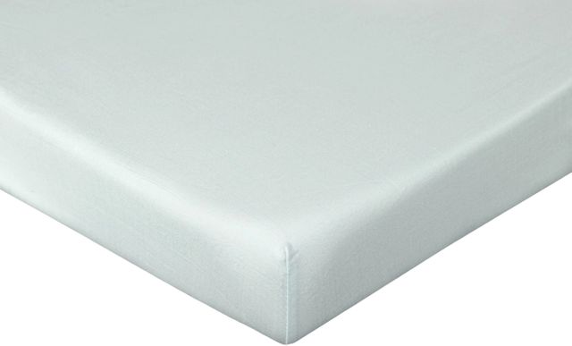 BEDGEAR® Hyper-Linen Performance® Light Green Crib Fitted Sheet-1