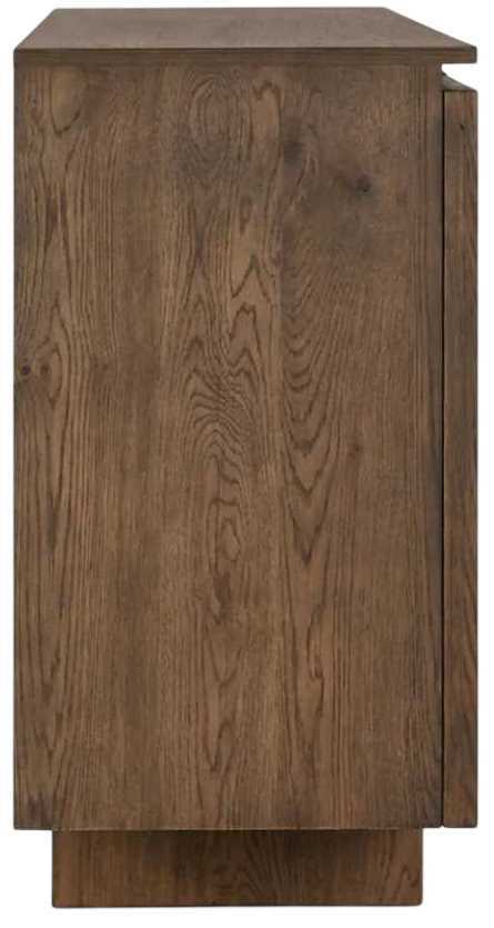 Classic Home Roya Toasted Brown Oak Wood Cabinet-3