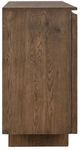 Classic Home Roya Toasted Brown Oak Wood Cabinet-3