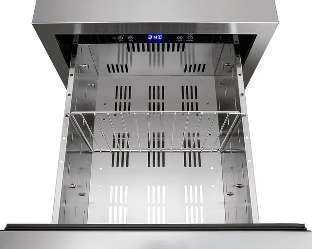 Summit® 3.4 Cu. Ft. Stainless Steel Refrigerator Drawer -2