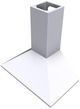 Vent-A-Hood® 36" White Euro Style Wall Mounted Range Hood-1