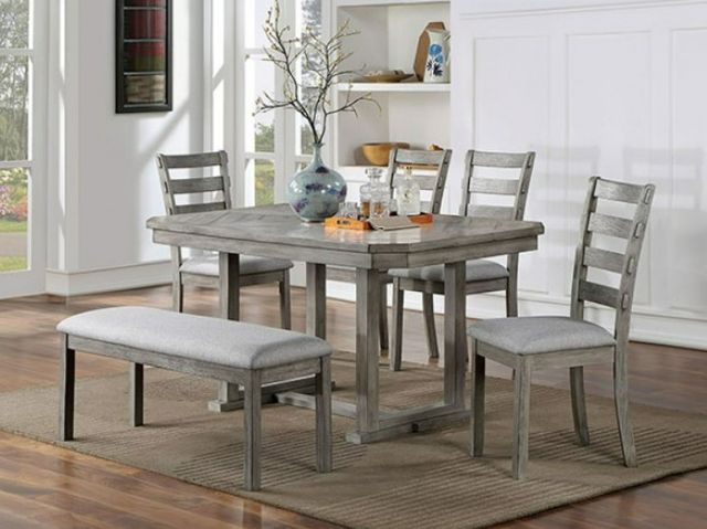 Furniture of America® Laquila Gray Dining Table-1