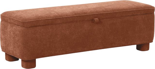 Moe's Home Collection Ichigo Deep Orange Storage Bench-0
