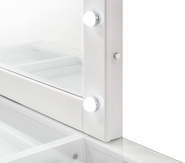 Crown Mark Avery White Mirror -2