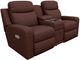 La-Z-Boy® Emmons Brick Power Reclining Loveseat with Console and Headrest-0