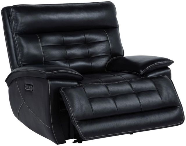 Coaster® Hewitt Black Upholstered Dual Power Recliner Chair-4