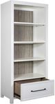 Riverside Furniture Finn Cloud/Fog Drawer Bookcase-2