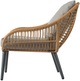 A & B Home Natural/Soft Gray Wicker Single Chair-3