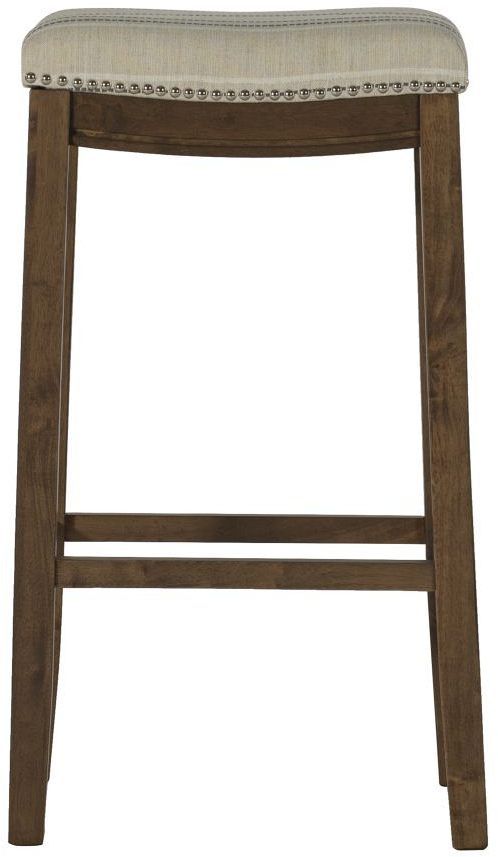 Linon Claridge Brown/Natural Bar Stool-3